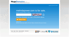 Desktop Screenshot of melindapower.com